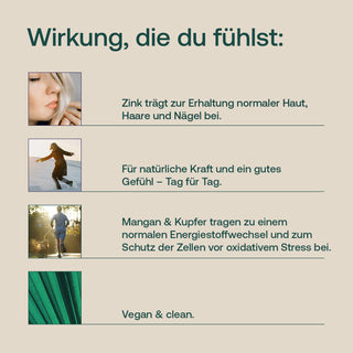 Zink Komplex mit Mangan und Kupfer
