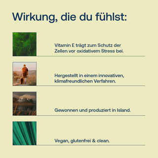Astaxanthin aus Island - vegan