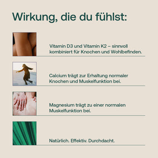 Sango Koralle mit Vitamin D3 und K2