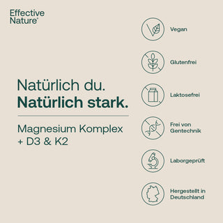 Magnesium Komplex mit Vitamin D3 & K2