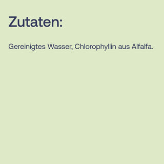 Chlorophyll Tropfen