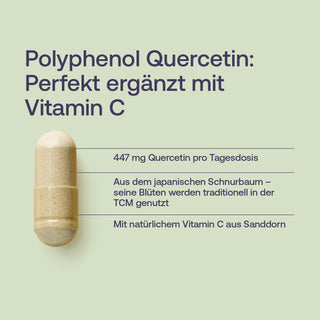 Quercetin mit natürlichem Vitamin C