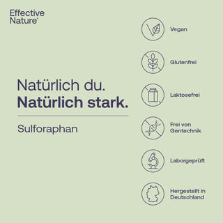 Sulforaphan - Hochdosierter, natürlicher Brokkoliextrakt
