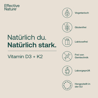 Vitamin D3 + K2 Kapseln
