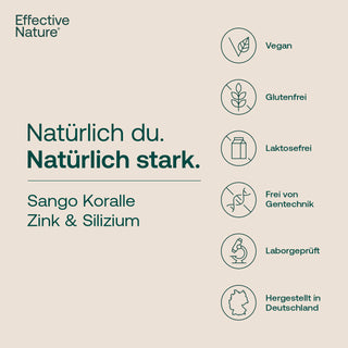 Sango Koralle mit Zink & Silizium