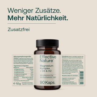 Magnesium Komplex mit Vitamin D3 & K2