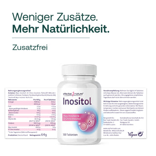 Inositol Tabletten