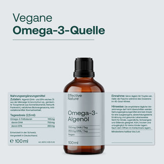 Omega-3-Algenöl Tropfen