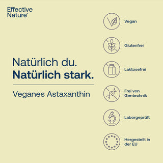 Astaxanthin aus Island - vegan