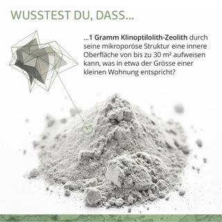 Zeolith Natural Detox Pulver
