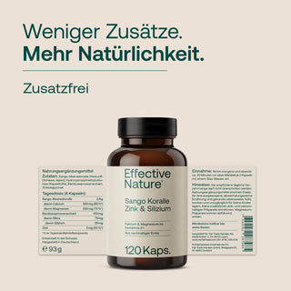 Sango Koralle mit Zink & Silizium
